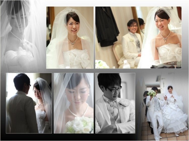 2頁目：結婚式アルバム