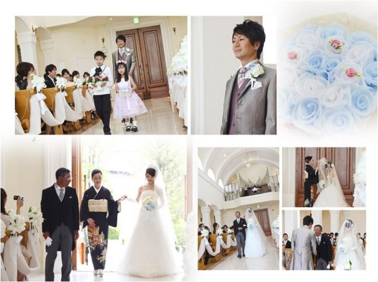 3頁目：結婚式アルバム