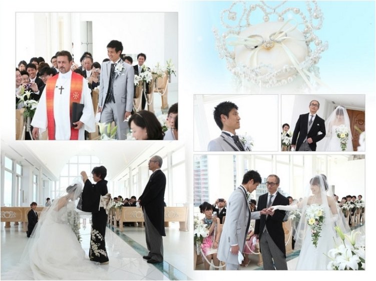 6頁目：結婚式アルバム