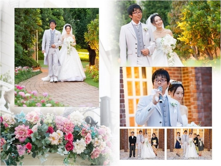 8頁目：結婚式アルバム