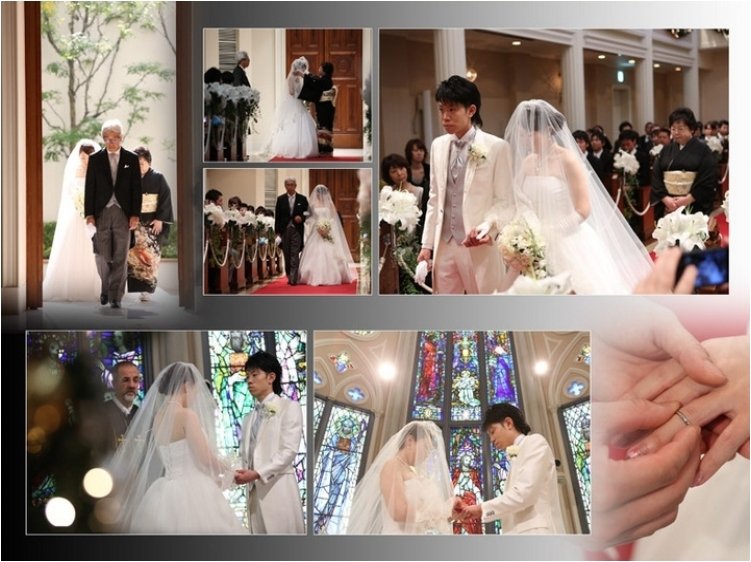 9頁目：結婚式アルバム