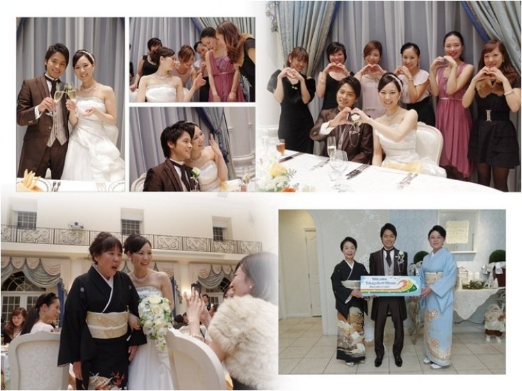 
余韻の残るフィナーレを盛り上げてくれました。9頁目：結婚式アルバム