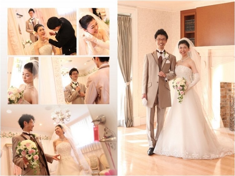 4頁目：結婚式アルバム