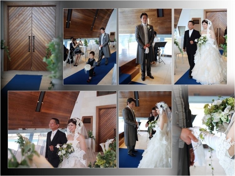 
ゲストが撮影したお写真をアルバムにしました。2頁目：結婚式アルバム