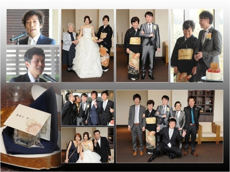 8頁目：結婚式アルバム