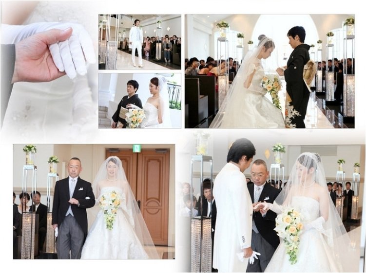 5頁目：結婚式アルバム