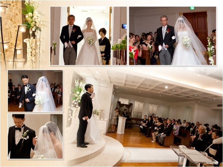 5頁目：結婚式アルバム