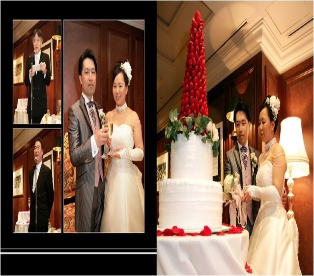 4頁目：結婚式アルバム
