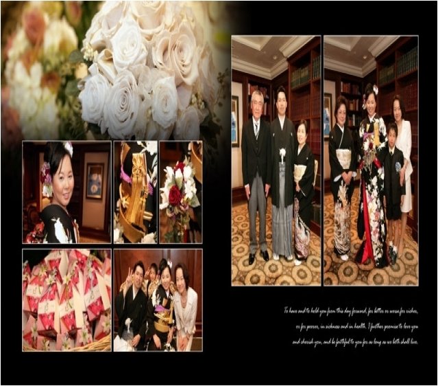 6頁目：結婚式アルバム