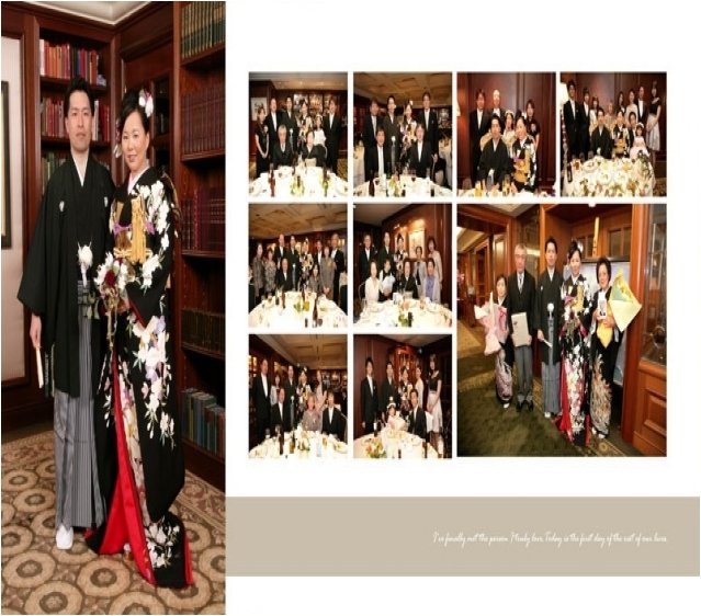 7頁目：結婚式アルバム