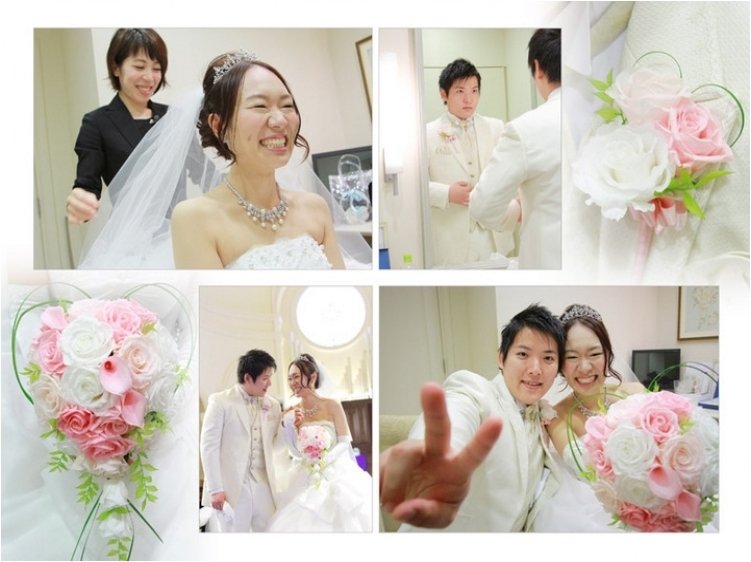 5頁目：結婚式アルバム