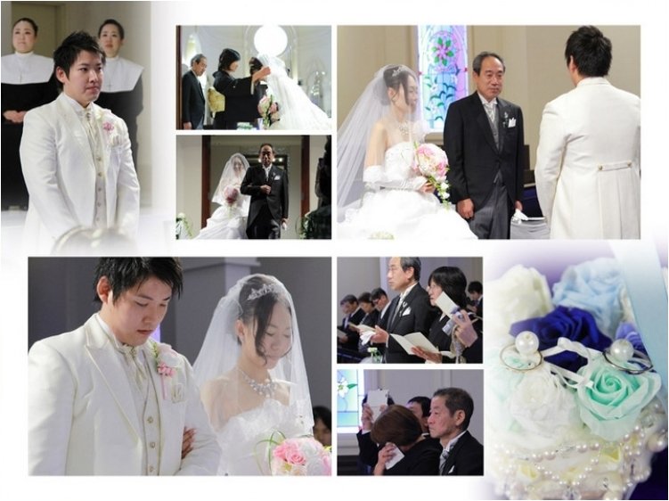 7頁目：結婚式アルバム