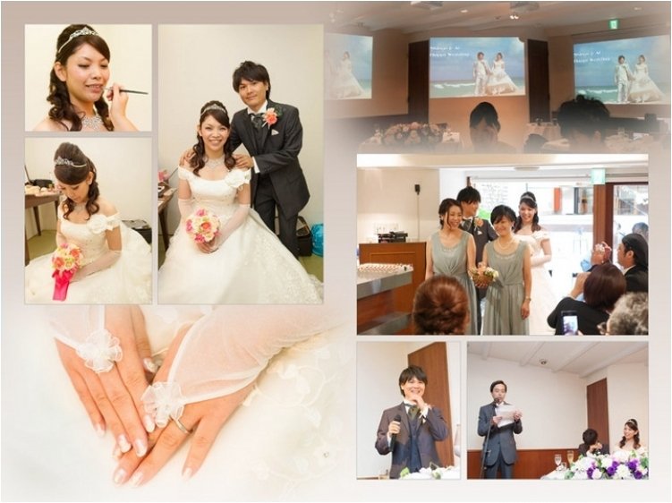 8頁目：結婚式アルバム