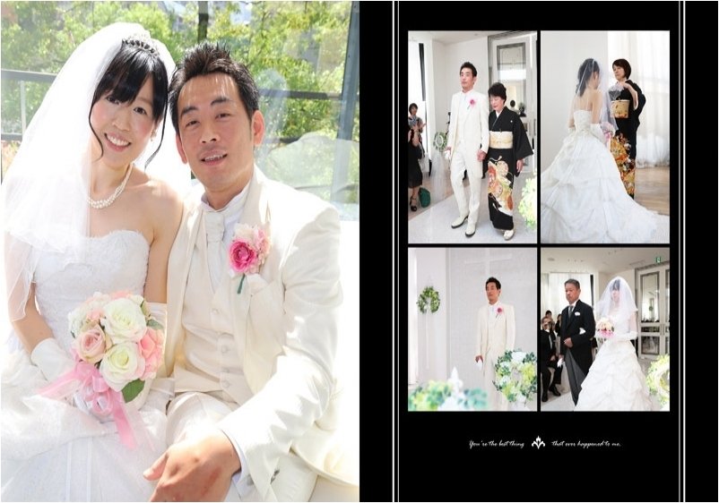 2頁目：結婚式アルバム