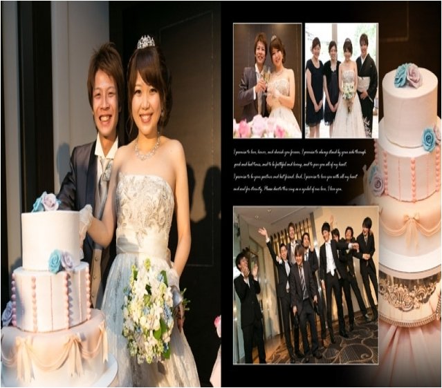 6頁目：結婚式アルバム