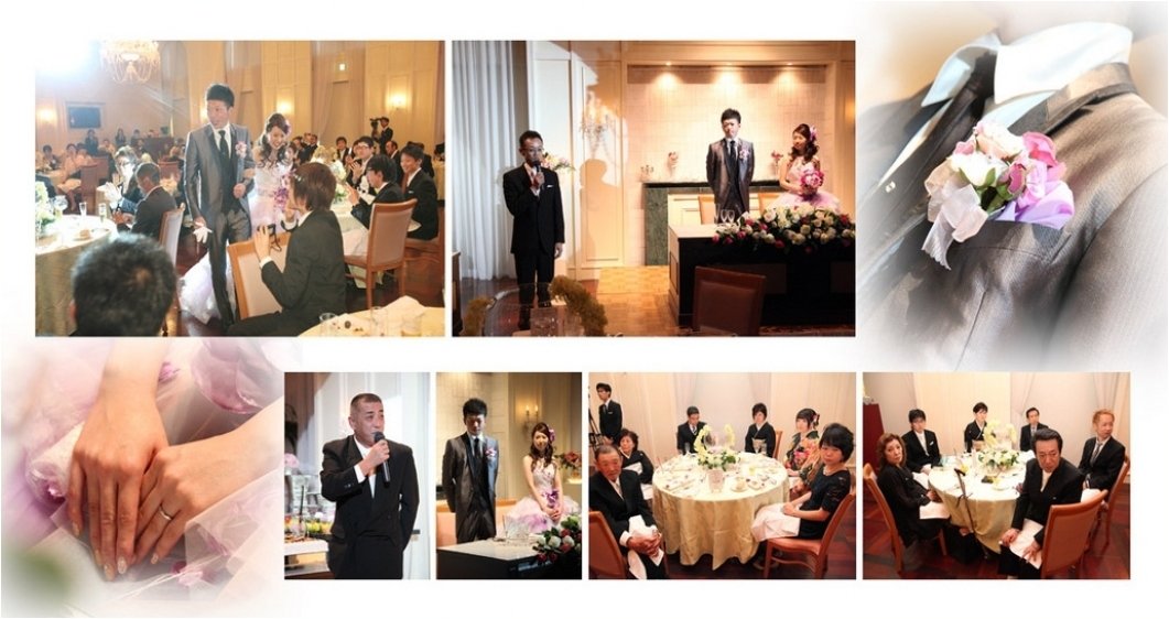 ゲストもびっくりの演出です。10頁目：結婚式アルバム