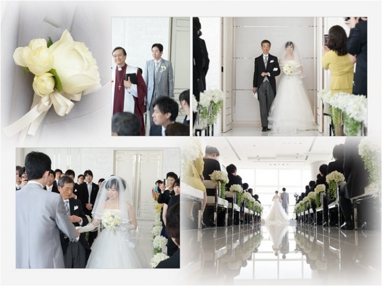 6頁目：結婚式アルバム