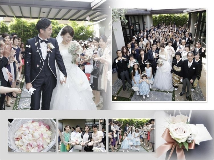 
普段もお部屋に飾れそうです。6頁目：結婚式アルバム