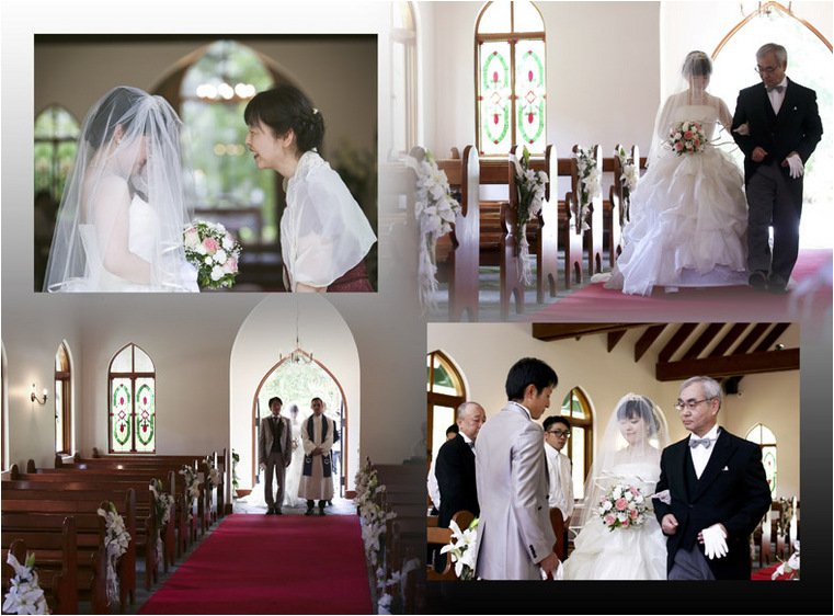 3頁目：結婚式アルバム