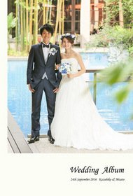 ウィズザスタイル福岡での前撮りから披露宴までと新婚旅行をまとめたアルバムです