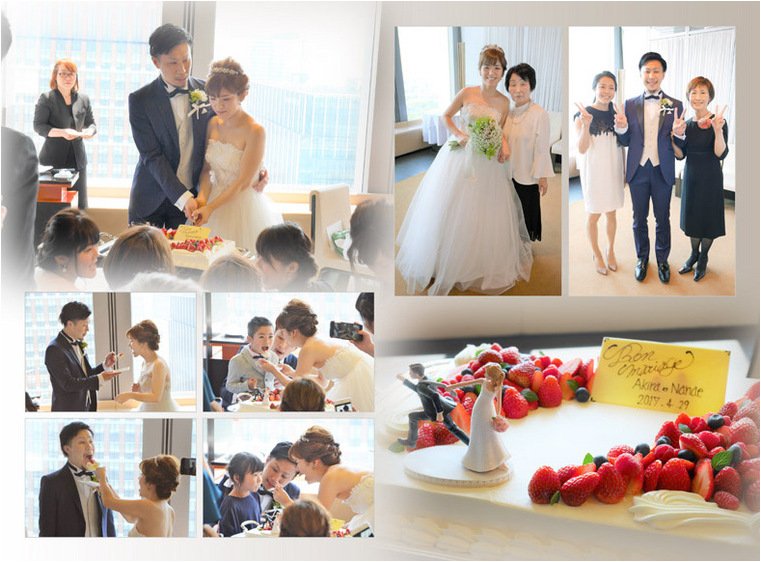 





。6頁目：結婚式アルバム