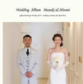 グアムのクリスタルチャペルでの結婚式です